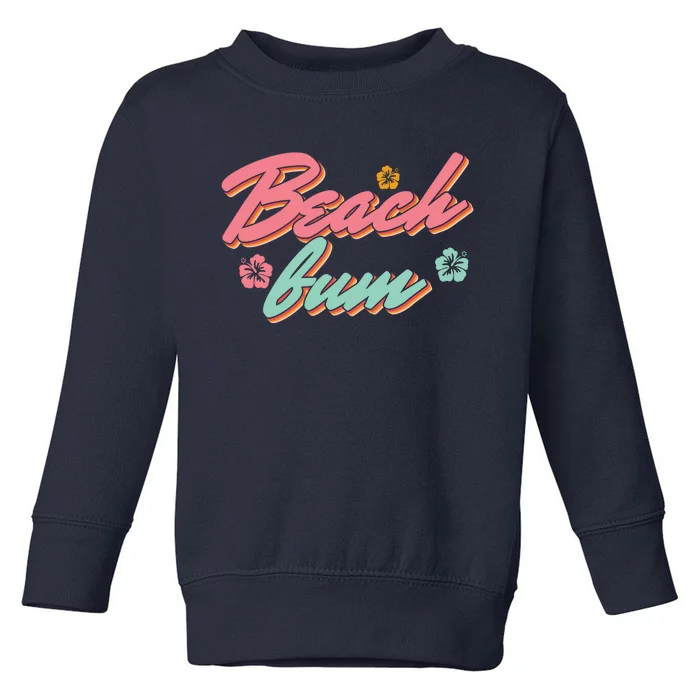 Beach Bum Tropical Toddler Sweatshirt