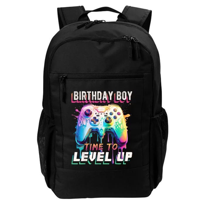 Birthday Boy Time To Level Up Video Game Birthday Party Daily Commute Backpack