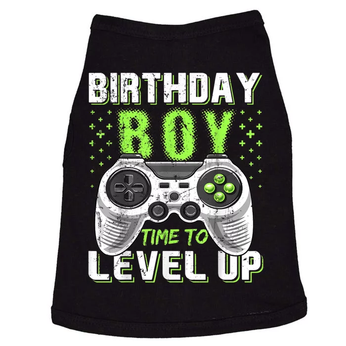 Birthday Boy Time To Level Up Video Game Birthday Gift Boy Doggie Tank