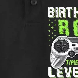 Birthday Boy Time To Level Up Video Game Birthday Gift Boy Dry Zone Grid Performance Polo