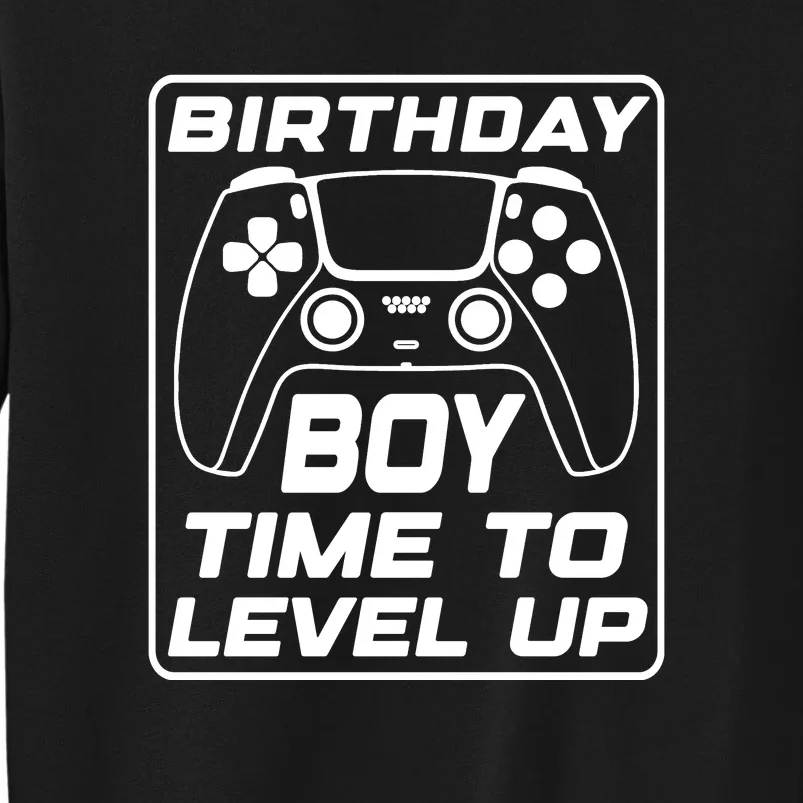 Birthday Boy Time To Level Up Funny Birthday Gamer Sweatshirt