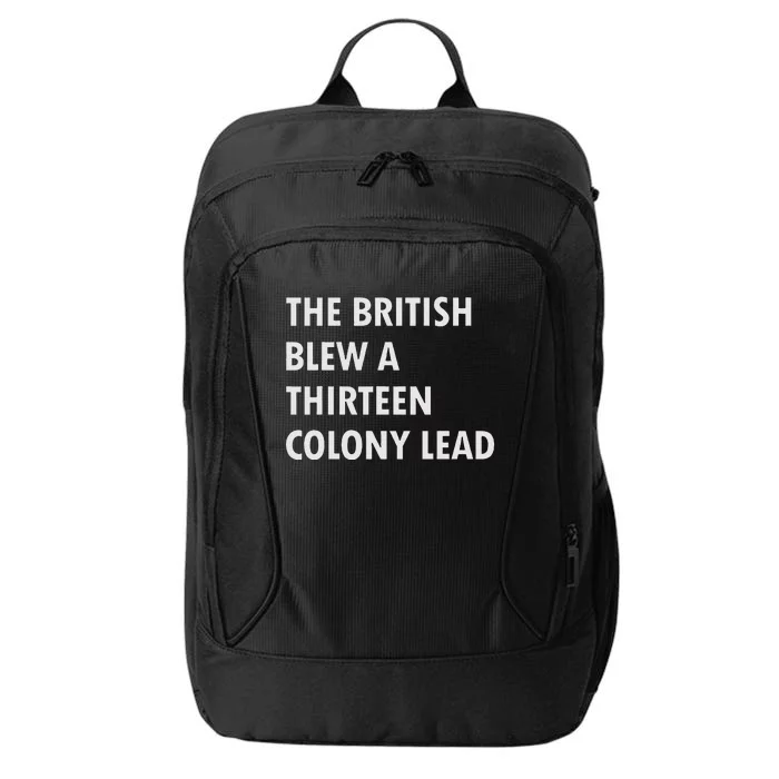 British Blew Thirteen Colonies 1776 City Backpack