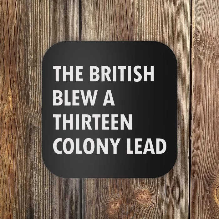 British Blew Thirteen Colonies 1776 Coaster