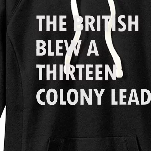 British Blew Thirteen Colonies 1776 Women's Fleece Hoodie