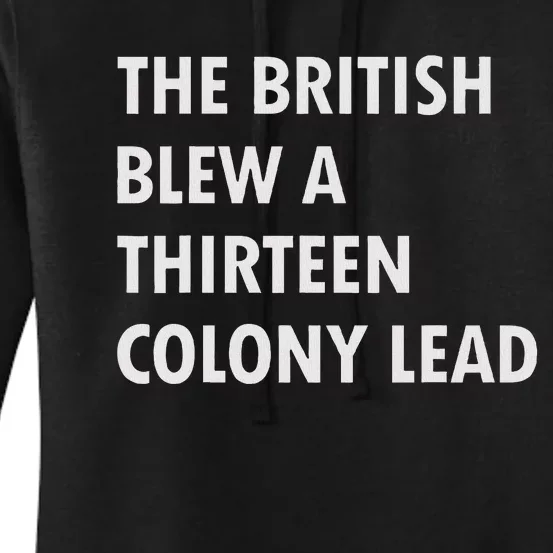 British Blew Thirteen Colonies 1776 Women's Pullover Hoodie