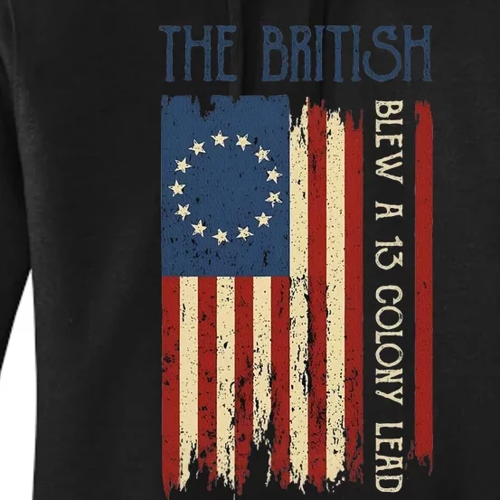 British Blew Thirteen Colony Revolutionary Women's Pullover Hoodie