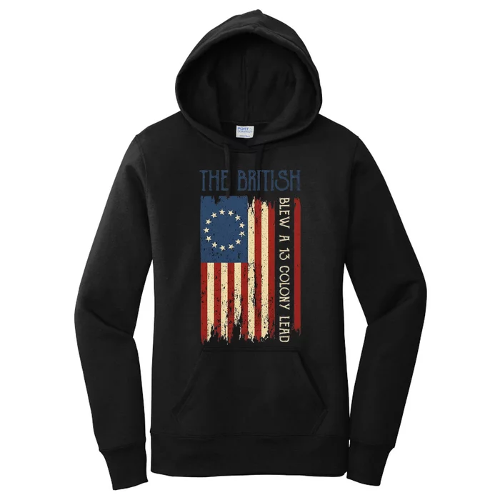 British Blew Thirteen Colony Revolutionary Women's Pullover Hoodie