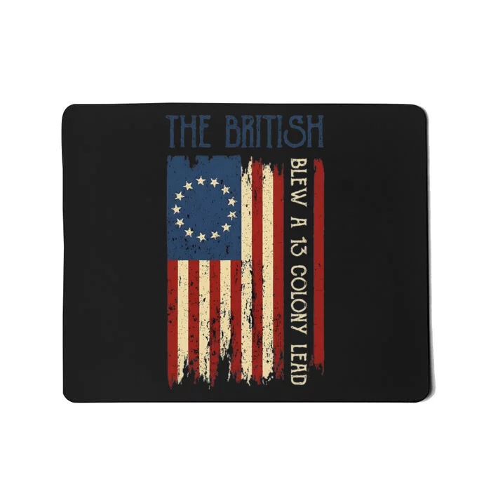 British Blew Thirteen Colony Revolutionary Mousepad