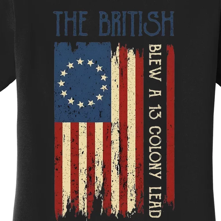 British Blew Thirteen Colony Revolutionary Women's T-Shirt