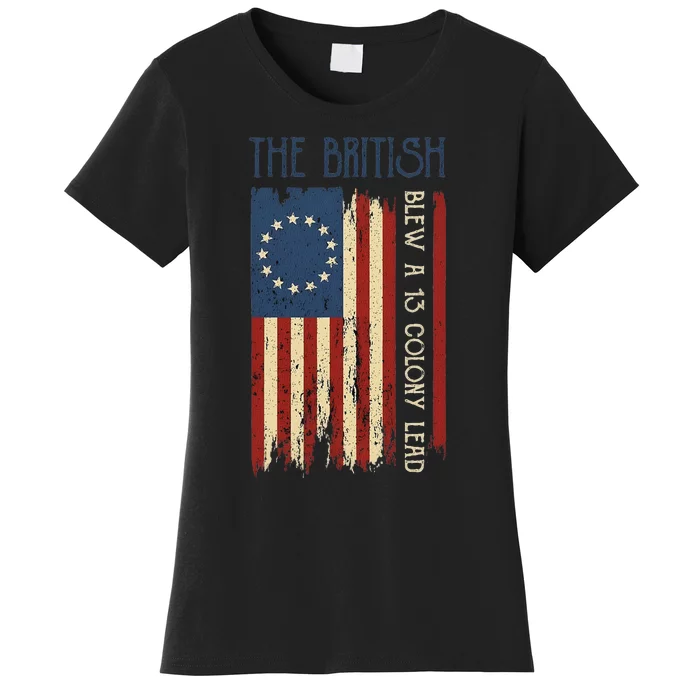 British Blew Thirteen Colony Revolutionary Women's T-Shirt