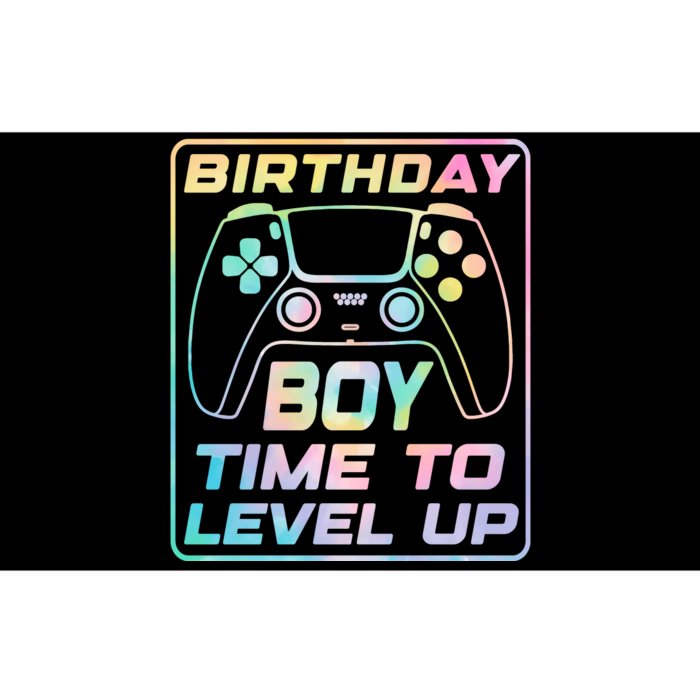 Birthday Boy Time To Level Up Funny Birthday Gamer Bumper Sticker