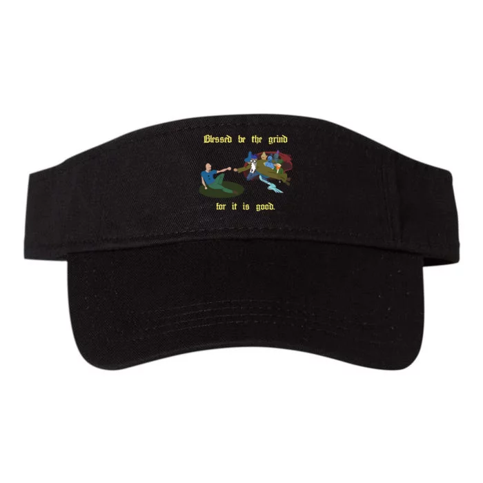 Blessed Be The Grind For It Is Good Valucap Bio-Washed Visor