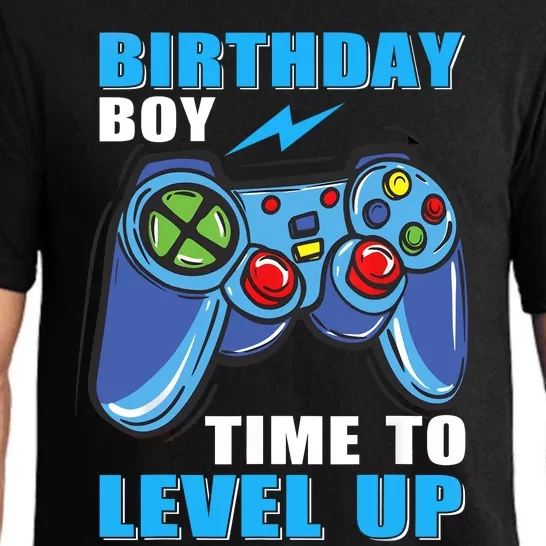 Birthday Boy Time To Level Up Video Game Boy Pajama Set