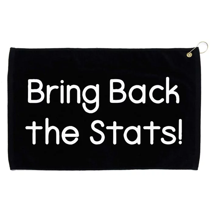 Bring Back The Stats Grommeted Golf Towel