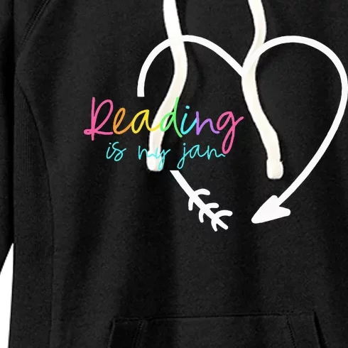 Bookworm Bliss Teacher's Favorite Reading Companion Women's Fleece Hoodie