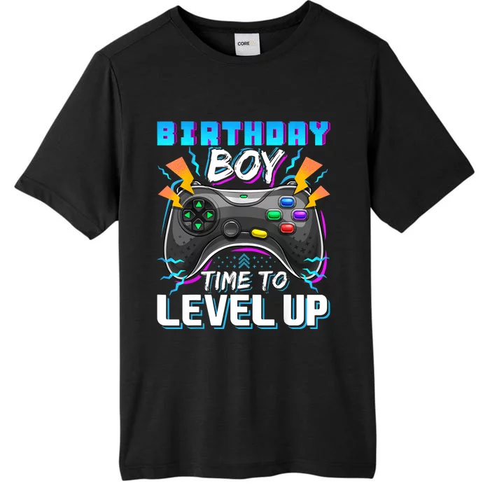 Birthday Boy Time To Level Up Video Game Birthday Gift Boy ChromaSoft Performance T-Shirt