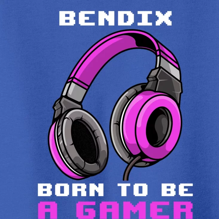 Bendix Born To Be A Gamer Personalized Cute Gift Toddler T-Shirt