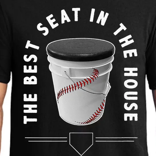 Baseball Bucket The Best Seat In The House Sports Pajama Set