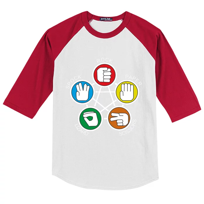 Big Bang Theory Sheldon Rock Kids Colorblock Raglan Jersey