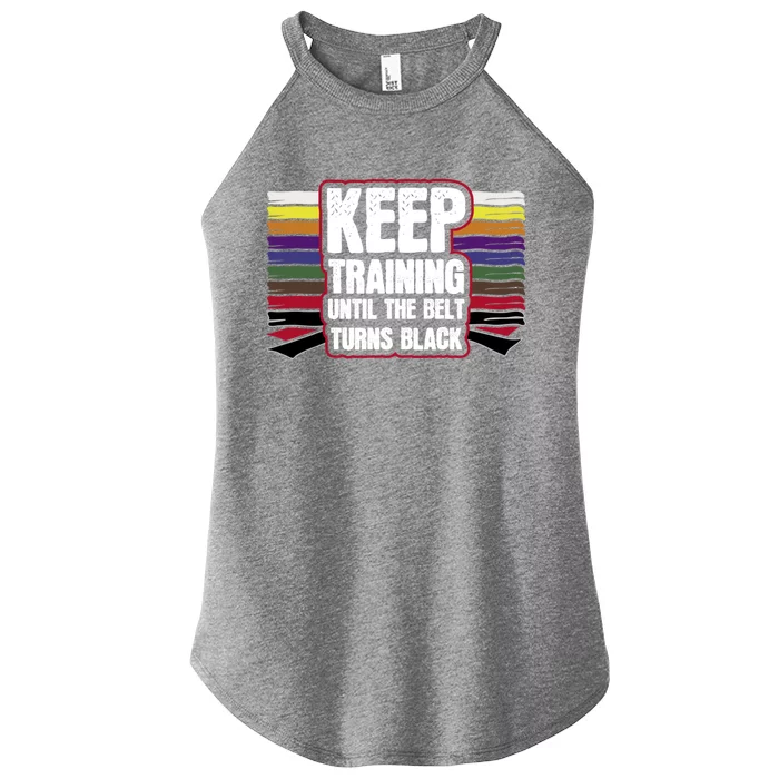 Black Belt Training Martial Arts Taekwondo Gift Idea Gift Women’s Perfect Tri Rocker Tank