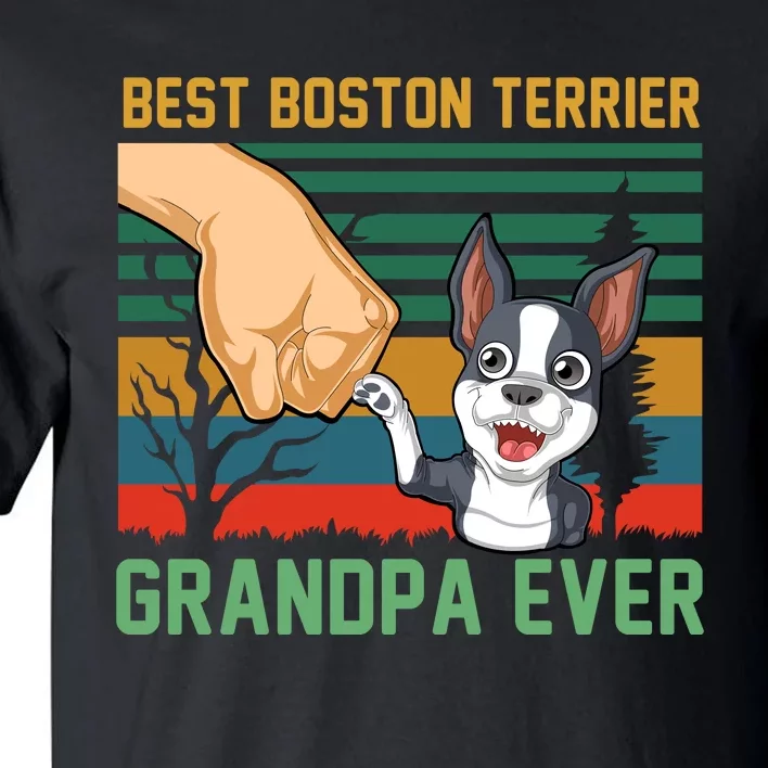 Best Boston Terrier Grandpa Ever Tall T-Shirt