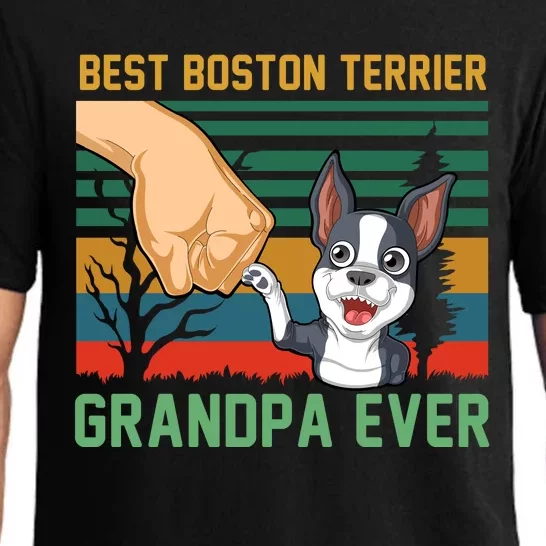 Best Boston Terrier Grandpa Ever Pajama Set