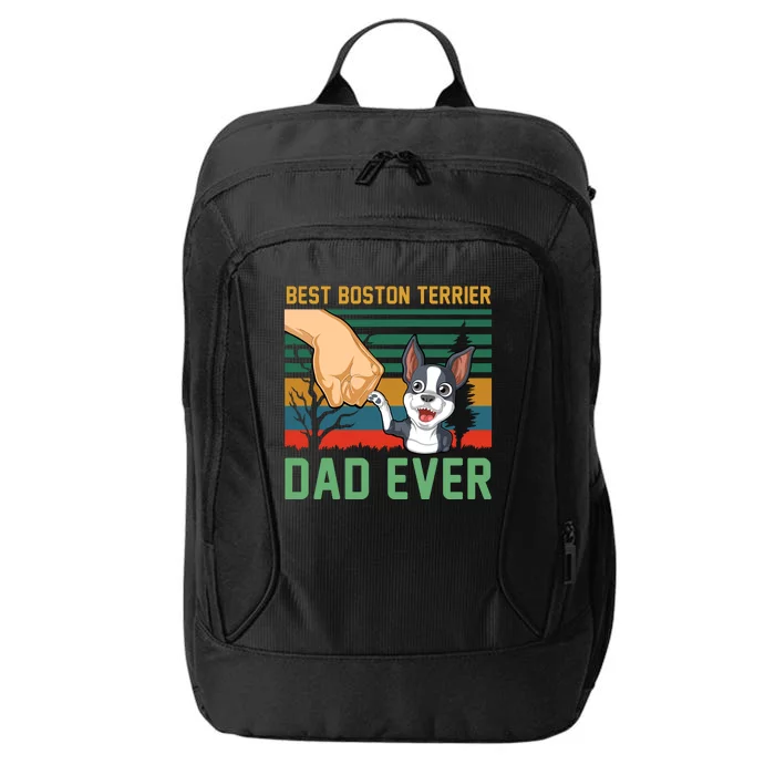 Best Boston Terrier Dad Ever City Backpack