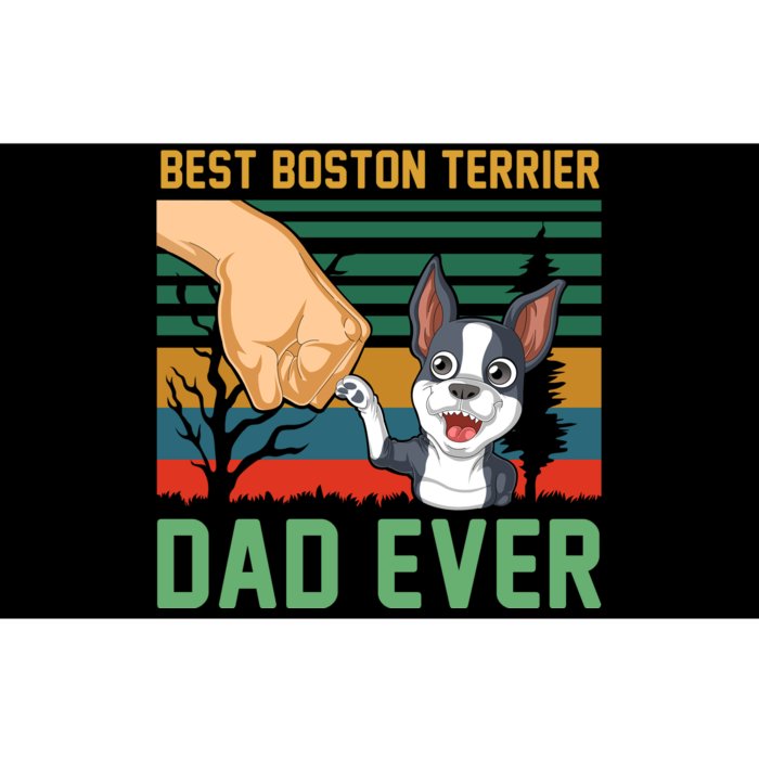 Best Boston Terrier Dad Ever Bumper Sticker