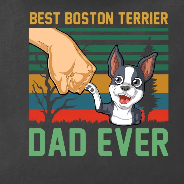 Best Boston Terrier Dad Ever Zip Tote Bag