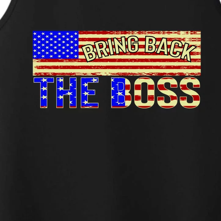 Bring Back The Boss Donald Trump Performance Tank