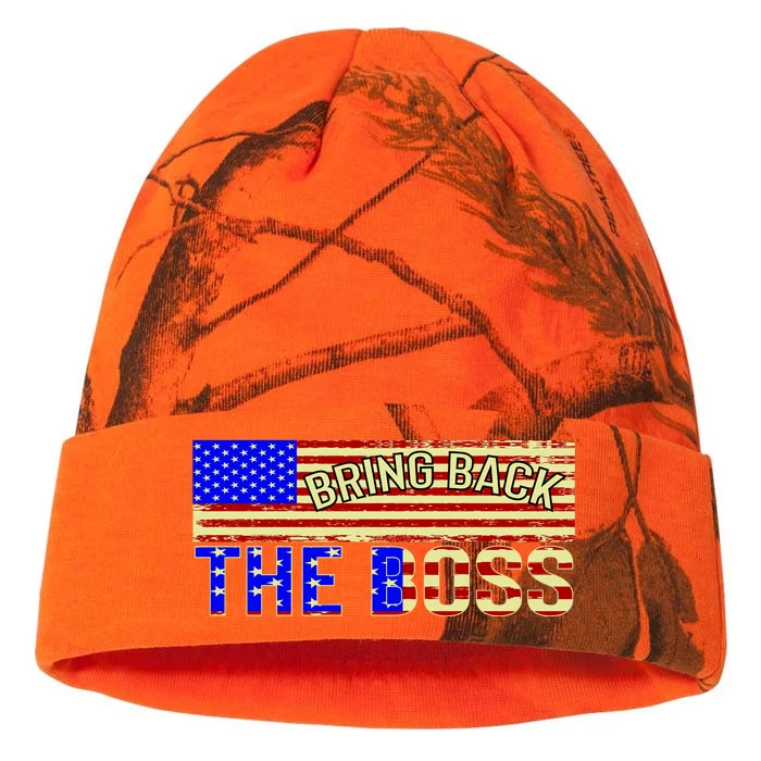 Bring Back The Boss Donald Trump Kati - 12in Camo Beanie