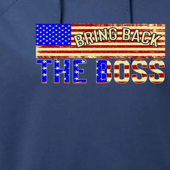 Bring Back The Boss Donald Trump Performance Fleece Hoodie