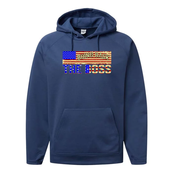 Bring Back The Boss Donald Trump Performance Fleece Hoodie