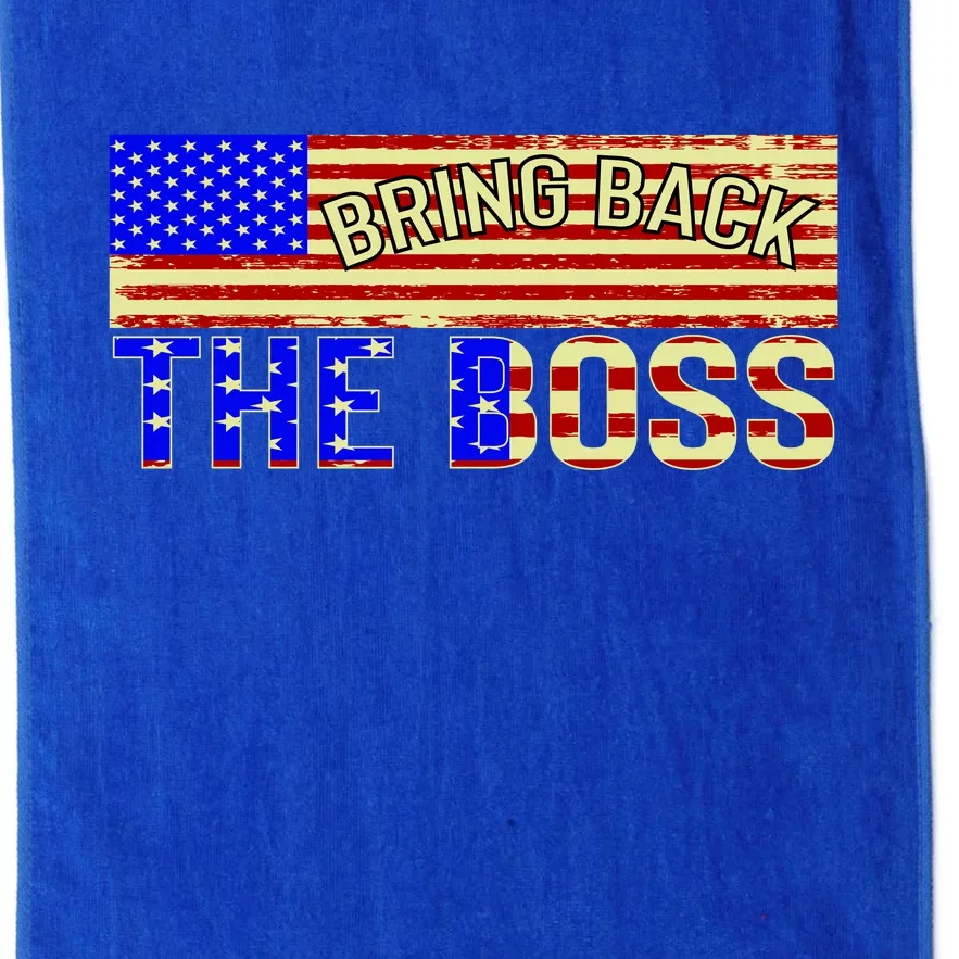 Bring Back The Boss Donald Trump Platinum Collection Golf Towel