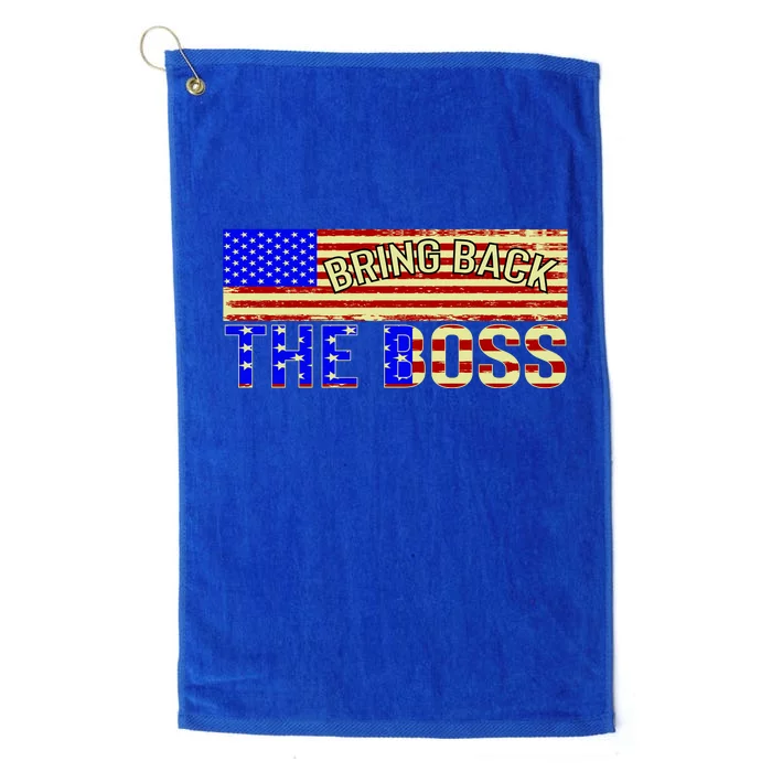 Bring Back The Boss Donald Trump Platinum Collection Golf Towel