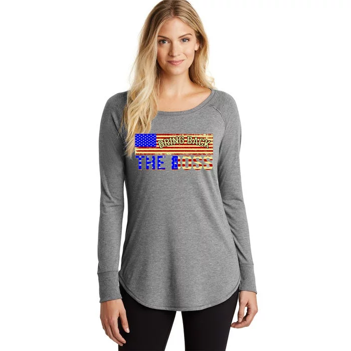 Bring Back The Boss Donald Trump Women's Perfect Tri Tunic Long Sleeve Shirt