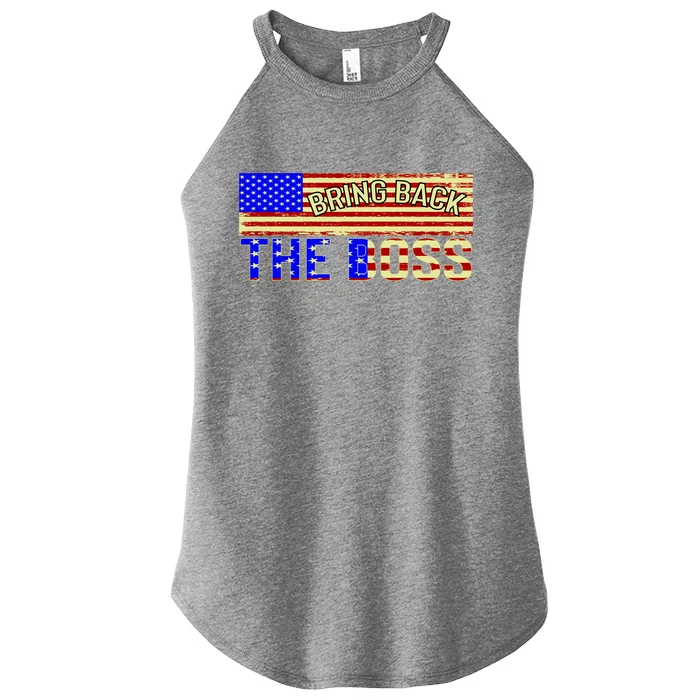 Bring Back The Boss Donald Trump Women’s Perfect Tri Rocker Tank