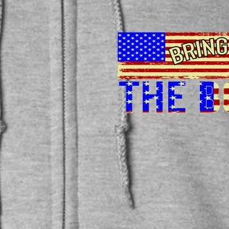 Bring Back The Boss Donald Trump Full Zip Hoodie