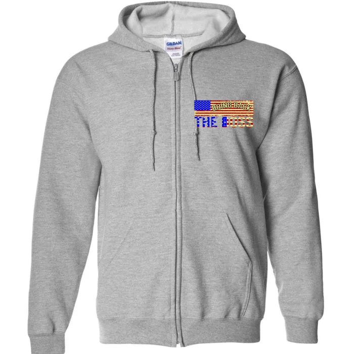 Bring Back The Boss Donald Trump Full Zip Hoodie