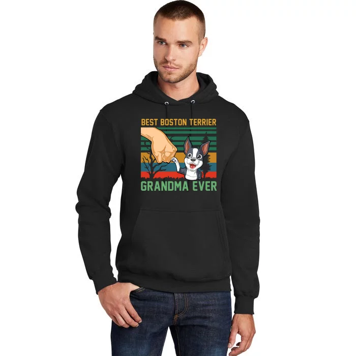 Best Boston Terrier Grandma Ever Tall Hoodie