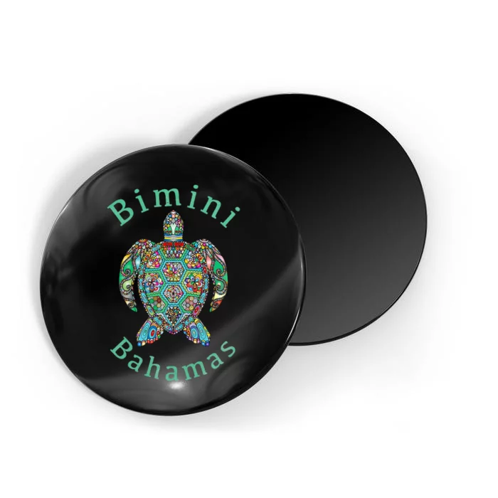 Bimini, Bahamas Tribal Turtle Gift Magnet