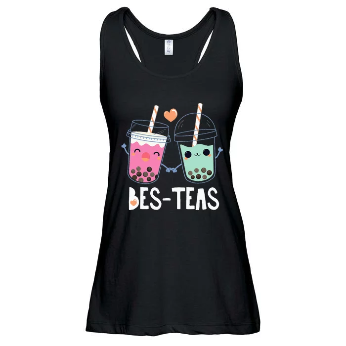 Bubble Boba Tea Bes Teas Ladies Essential Flowy Tank