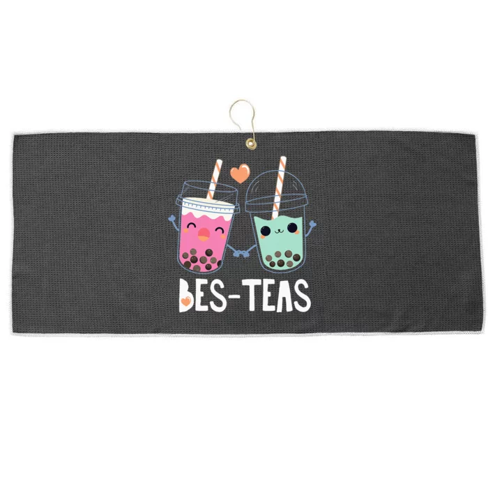 Bubble Boba Tea Bes Teas Large Microfiber Waffle Golf Towel