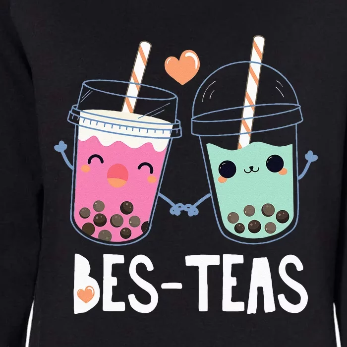 Bubble Boba Tea Bes Teas Womens California Wash Sweatshirt