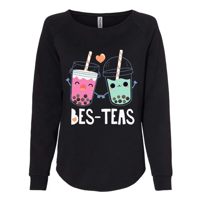 Bubble Boba Tea Bes Teas Womens California Wash Sweatshirt