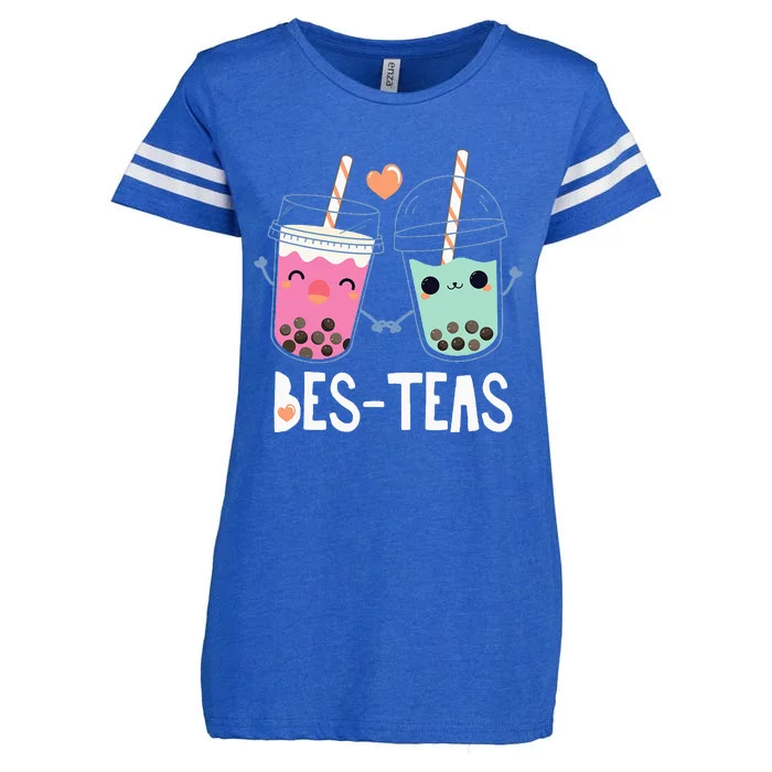 Bubble Boba Tea Bes Teas Enza Ladies Jersey Football T-Shirt