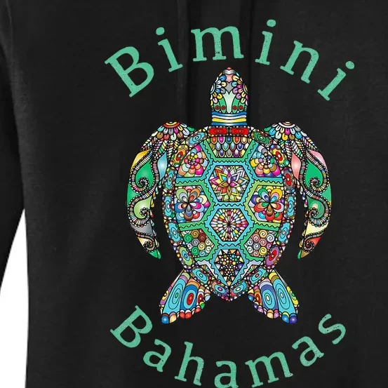 Bimini Bahamas Tribal Turtle Gift Women's Pullover Hoodie