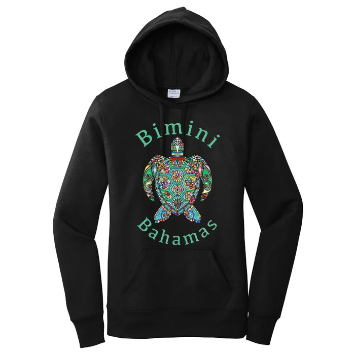 Bimini Bahamas Tribal Turtle Gift Women's Pullover Hoodie