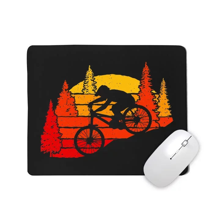 Bike Biker Tee Cyclis Mountain Biking Mousepad