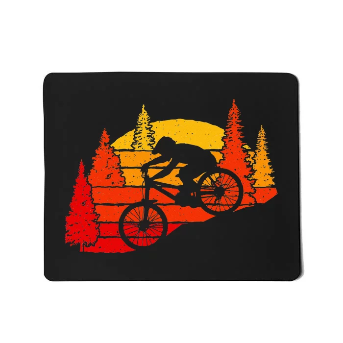 Bike Biker Tee Cyclis Mountain Biking Mousepad